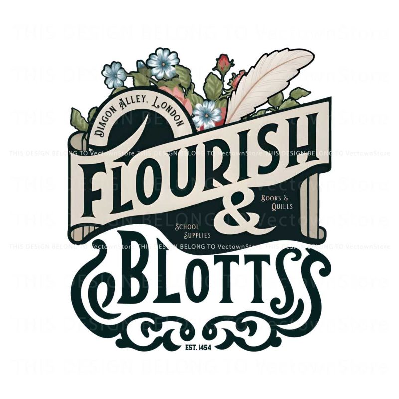 flourish-and-blotts-hp-hogwarts-diagon-alley-png-download