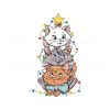 disney-cute-marie-aristocats-christmas-lights-png-download