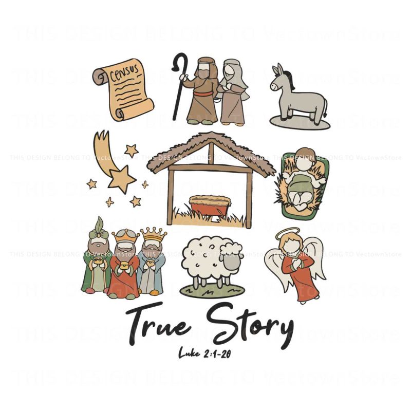 true-story-nativity-christmas-svg-graphic-design-file