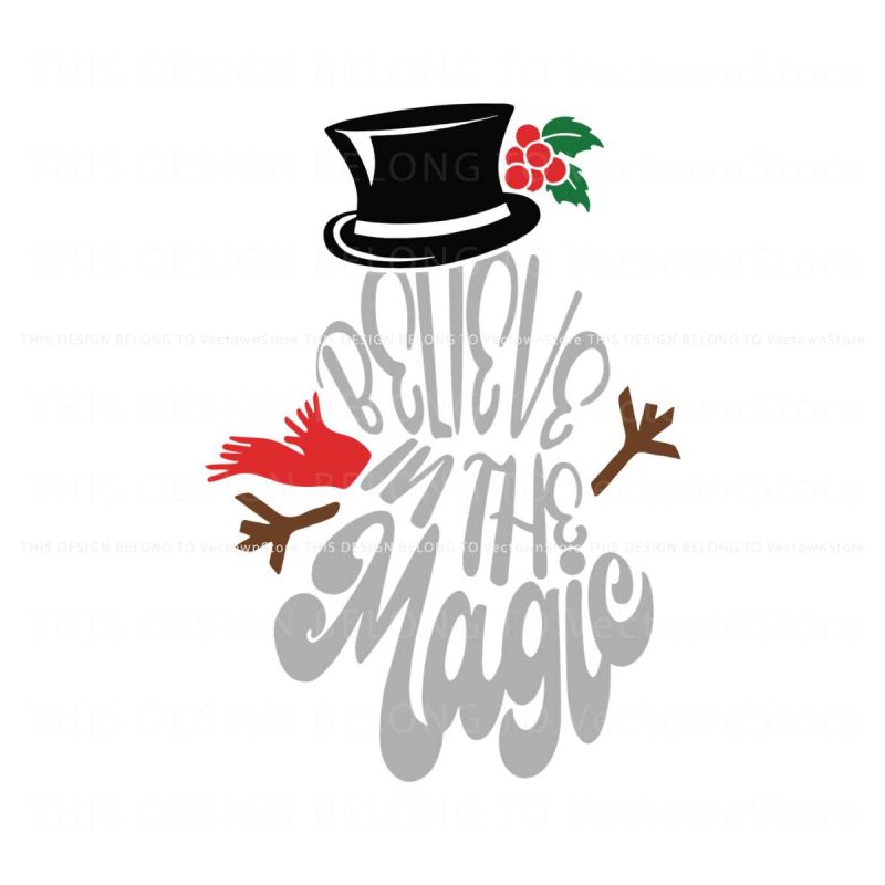 believe-in-the-magic-christmas-snowman-svg-download