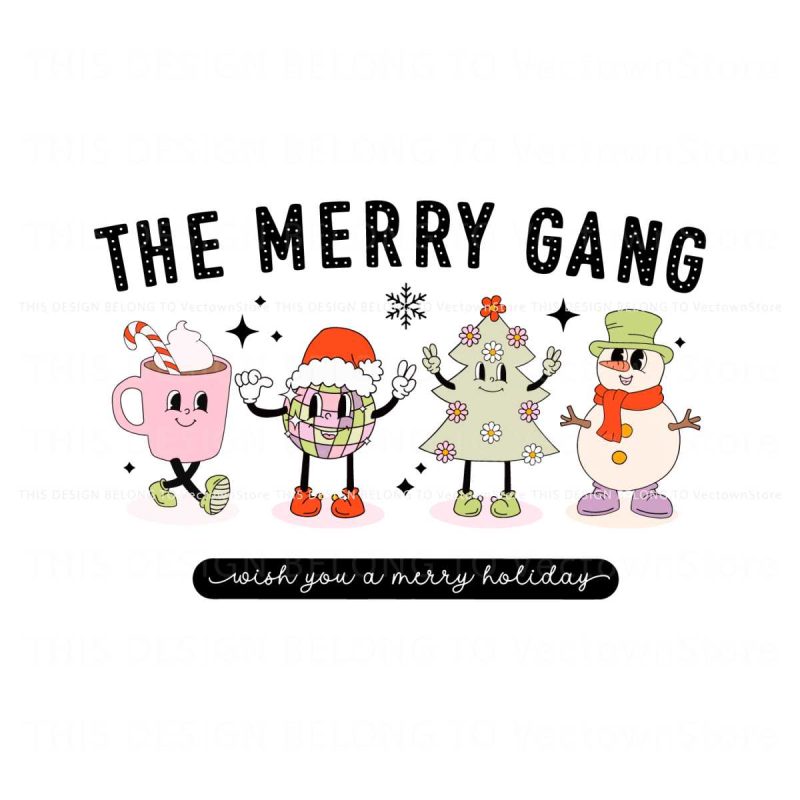 retro-the-merry-gang-funny-christmas-svg-file-for-cricut