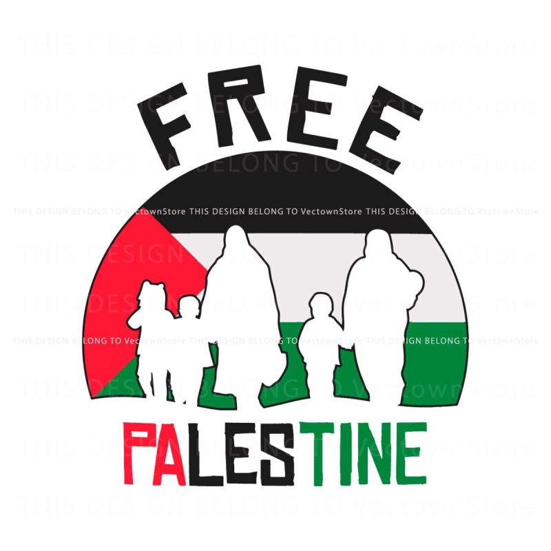 free-palestine-flag-stand-with-palestine-family-svg-cricut-file