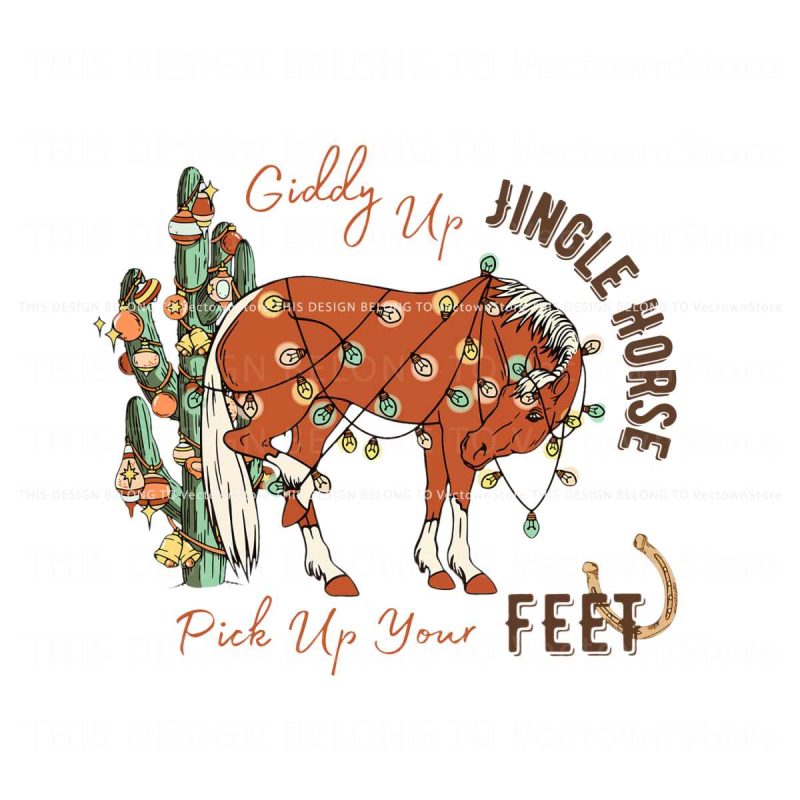 giddy-up-jingle-horse-pick-up-your-feet-png-download