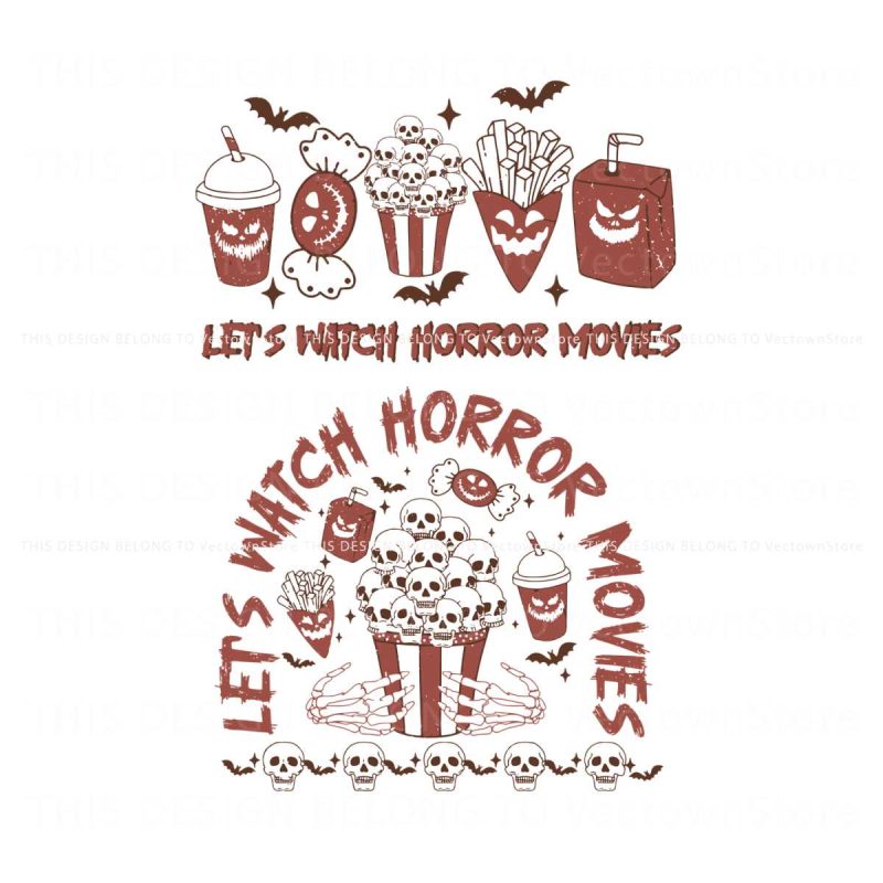 lets-watch-horror-movies-skull-halloween-svg-graphic-file