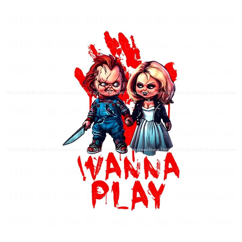 chucky-and-tiffany-true-love-wanna-play-png-download