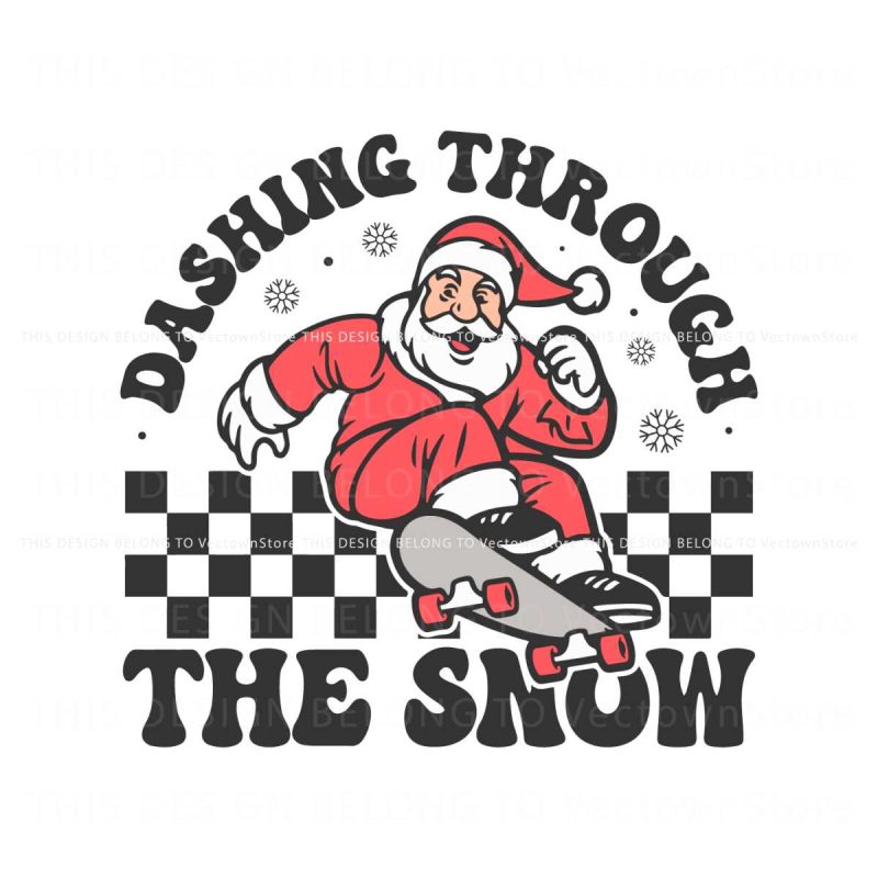retro-christmas-dashing-through-the-snow-santa-svg-file
