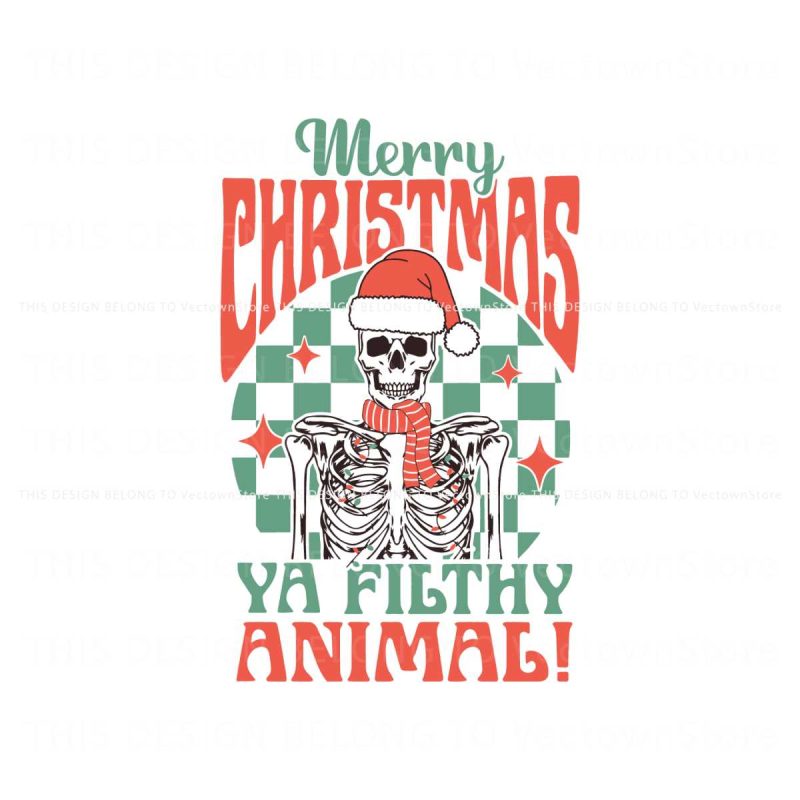 merry-christmas-ya-filthy-animal-funny-skeleton-svg-file