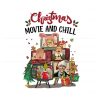 vintage-christmas-movie-and-chill-characters-png-download