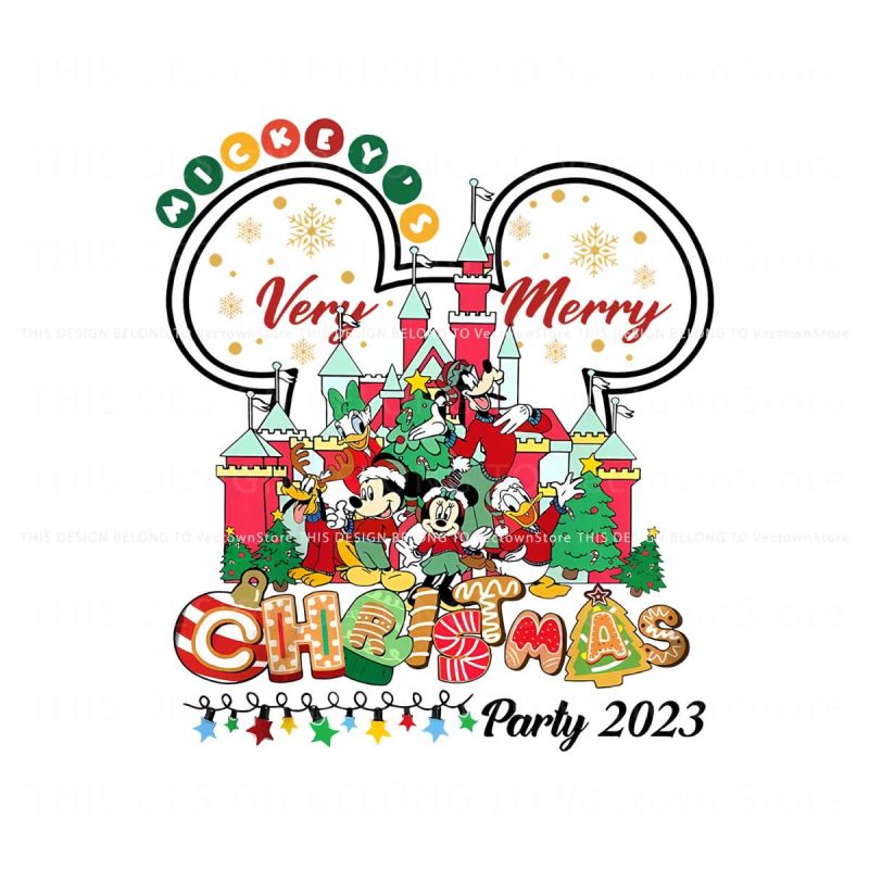 retro-mickey-and-friends-very-merry-christmas-party-png
