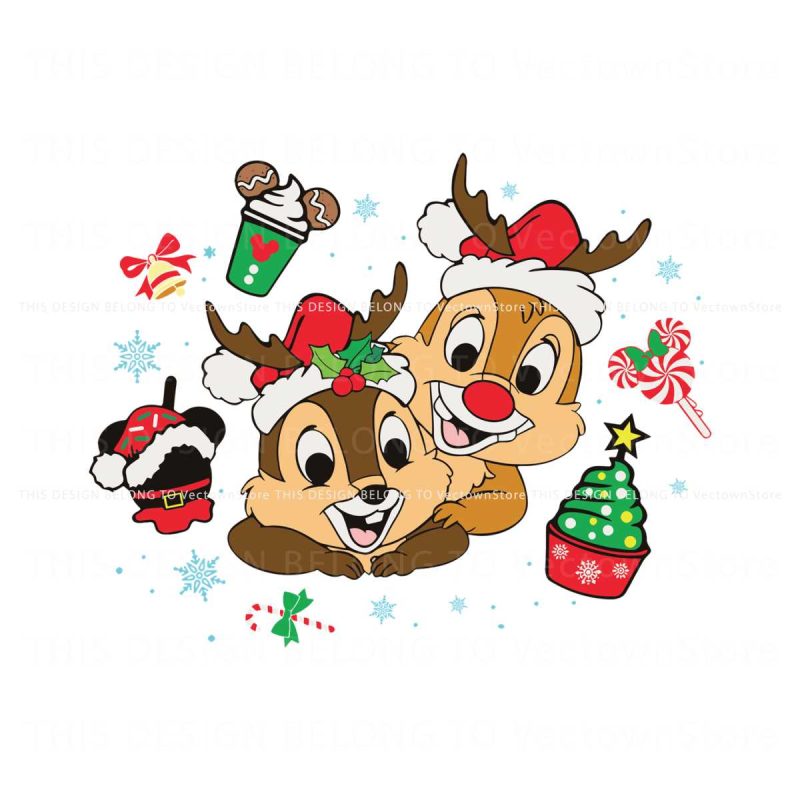 chip-and-dale-couple-christmas-disney-vacation-svg-file