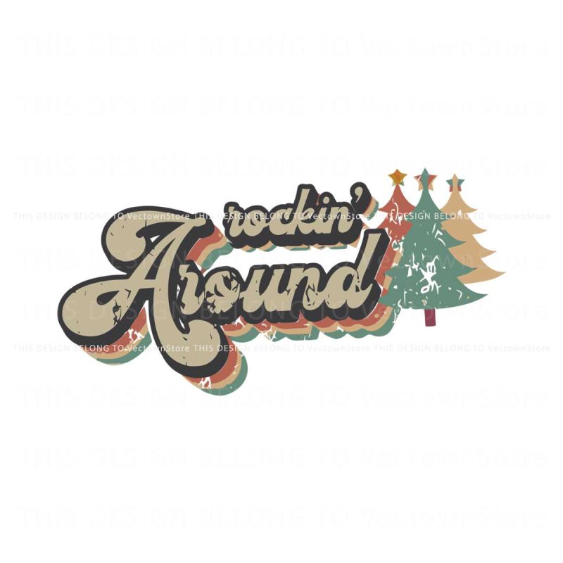 retro-vintage-rocking-around-the-christmas-tree-svg-file