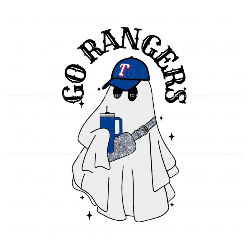 retro-go-rangers-spooky-baseball-png-sublimation-file