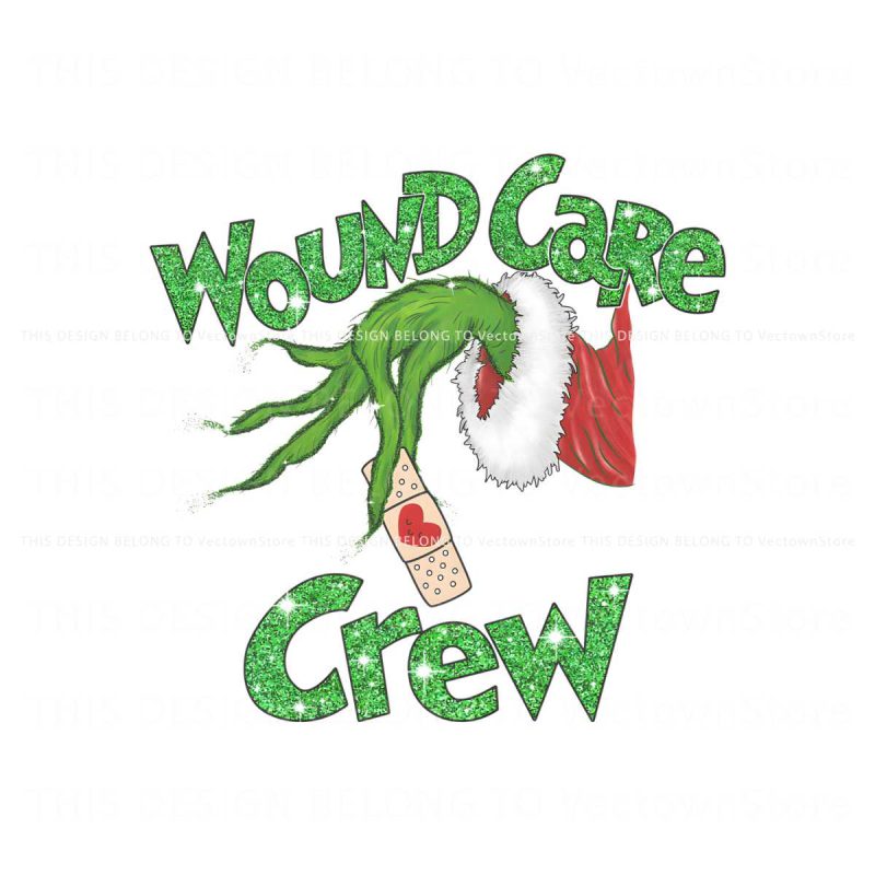 wound-care-crew-christmas-grinch-hand-png-download