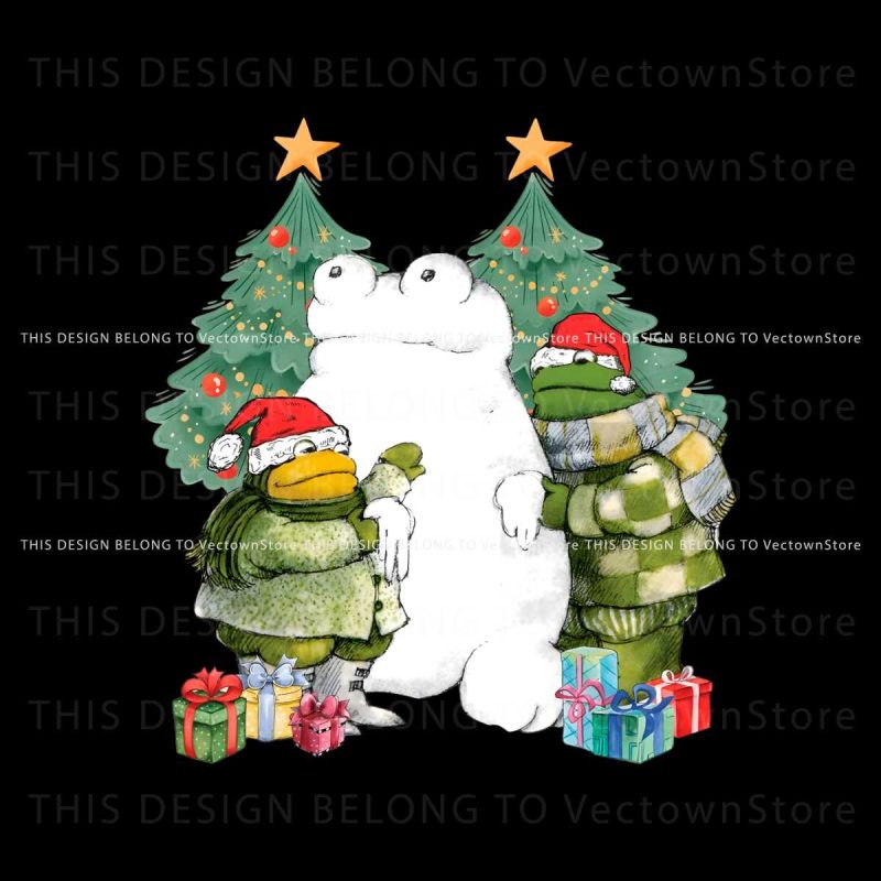 retro-frog-and-toad-christmas-png-sublimation-download