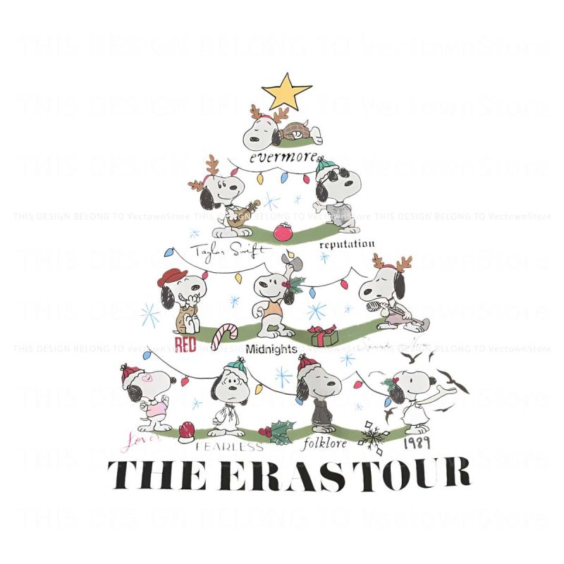 snoopy-taylor-christmas-the-eras-tour-png-download-file