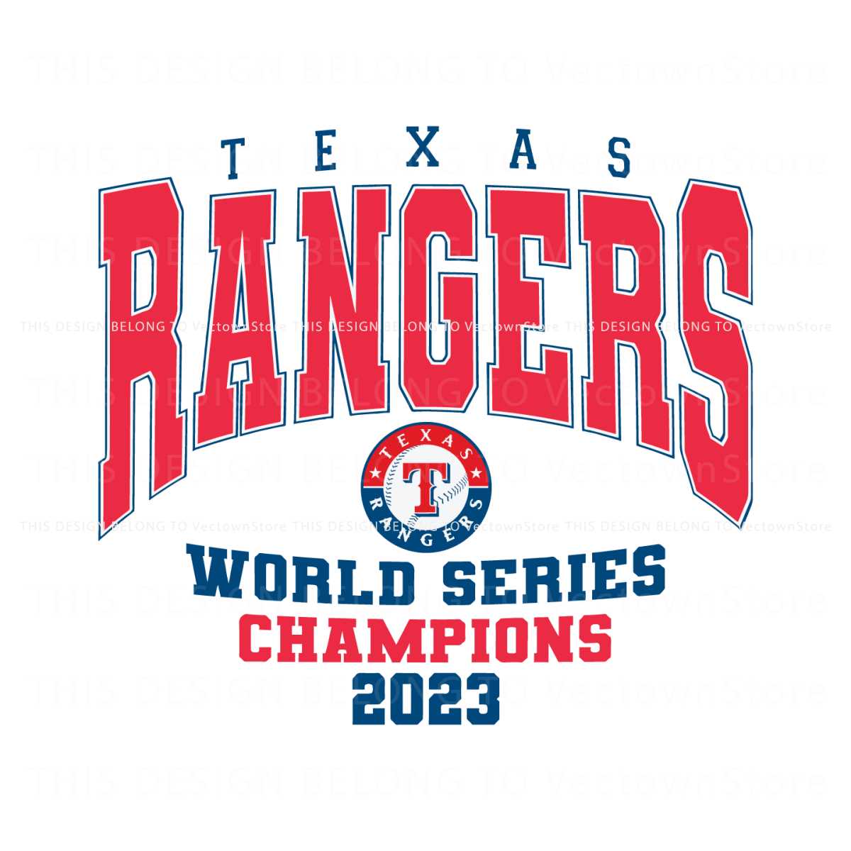 Texas Rangers World Series Champions 2023 SVG Download