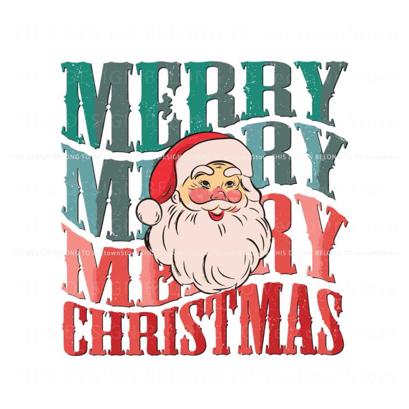 vintage-merry-christmas-cute-santa-svg-cutting-digital-file
