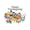 happy-thanksgiving-snoopy-family-party-png-download