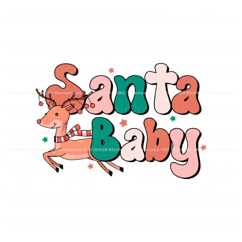 retro-christmas-santa-baby-reindeer-svg-cutting-digital-file