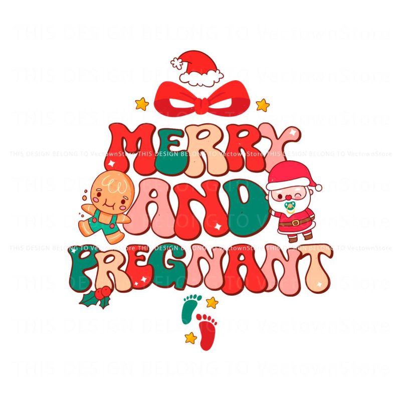 merry-and-pregnant-funny-pregnancy-reveal-svg-cricut-files