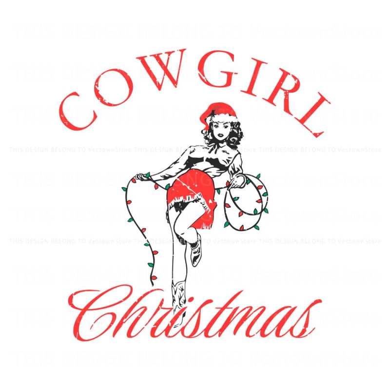 vintage-cowgirl-christmas-santa-hat-svg-for-cricut-files