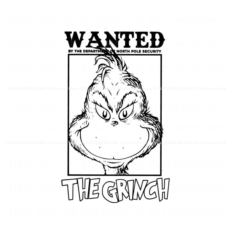 wanted-the-grinch-retro-christmas-vibes-svg-download