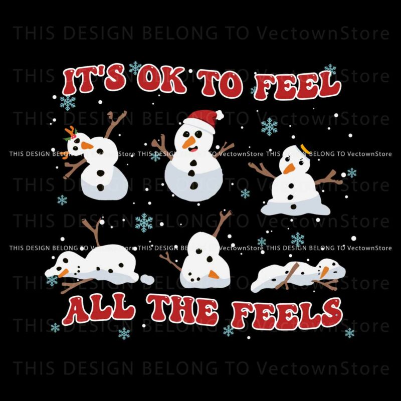 mental-health-christmas-its-ok-to-feel-all-the-feels-svg-file