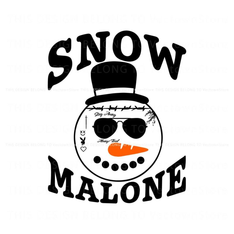funny-snow-malone-christmas-always-tired-svg-cricut-files