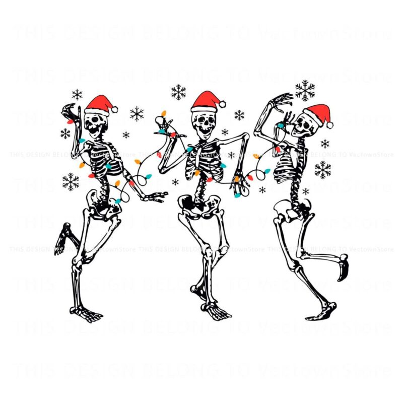 christmas-dancing-skeleton-santa-hat-svg-cricut-files