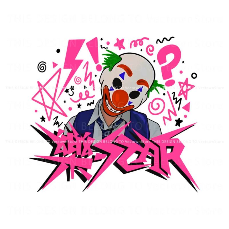 stray-kids-rockstar-fanart-clown-png-sublimation-design