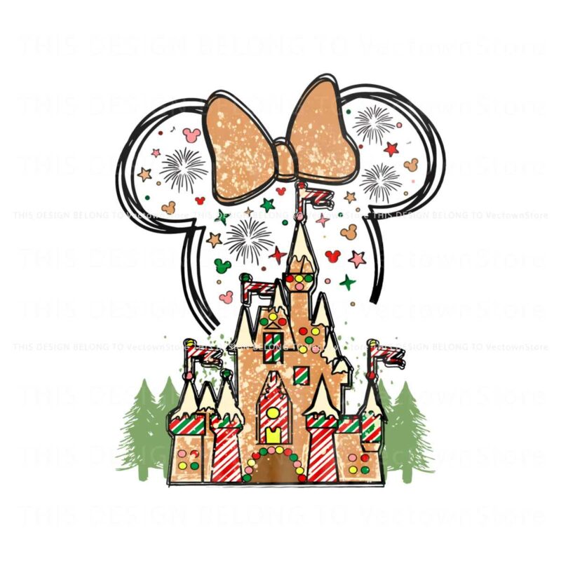 vinatge-disney-gingerbread-castle-png-download-files