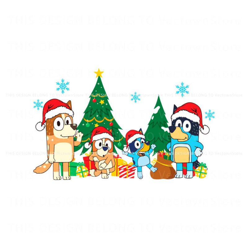 funny-bluey-christmas-tree-svg-graphic-design-file