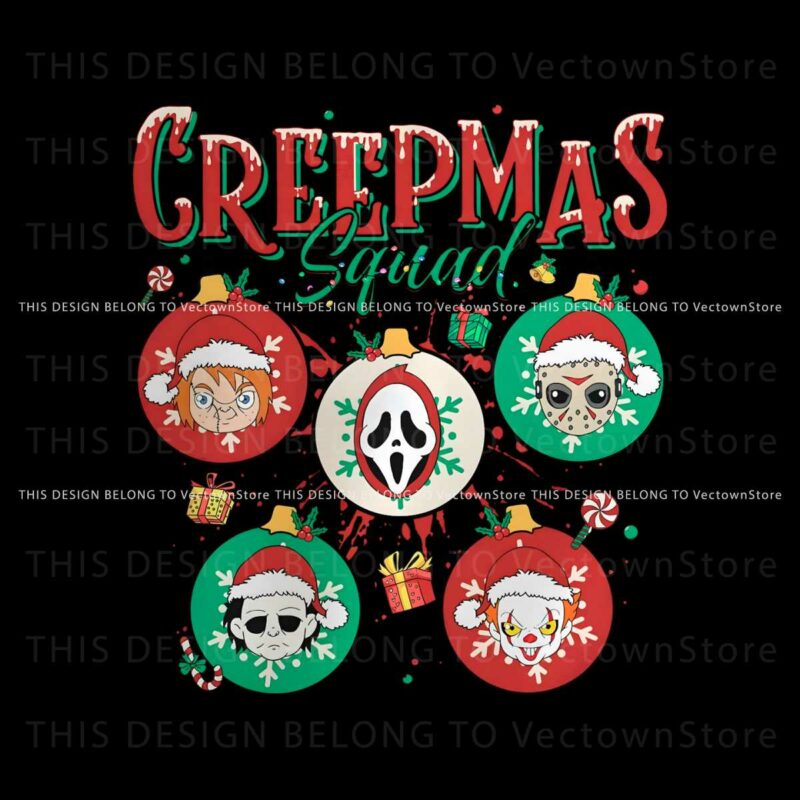 horror-characters-creepmas-squad-png-download-file