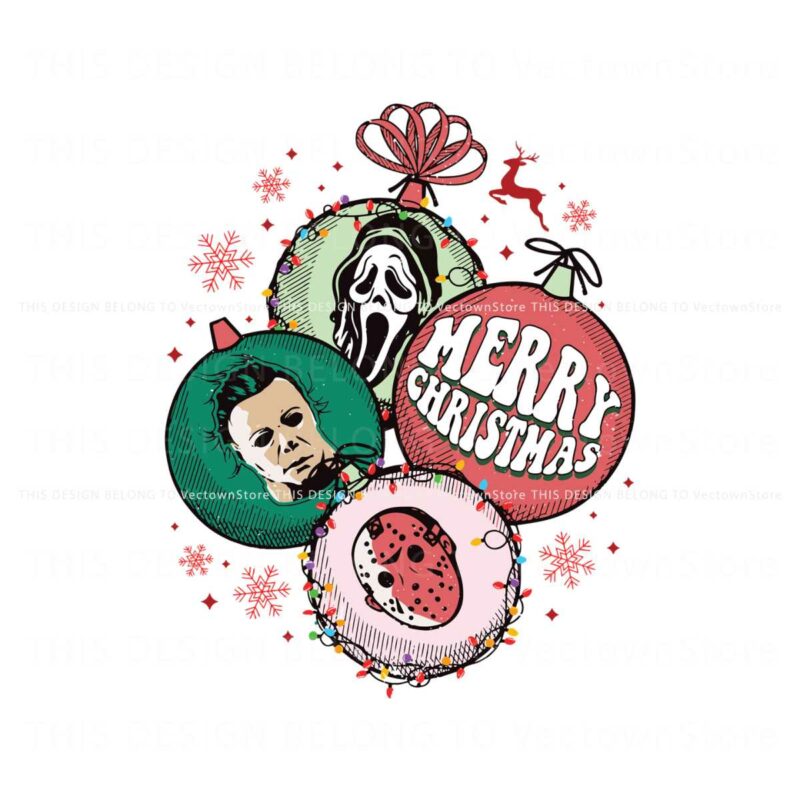 merry-christmas-horror-characters-svg-graphic-design-file