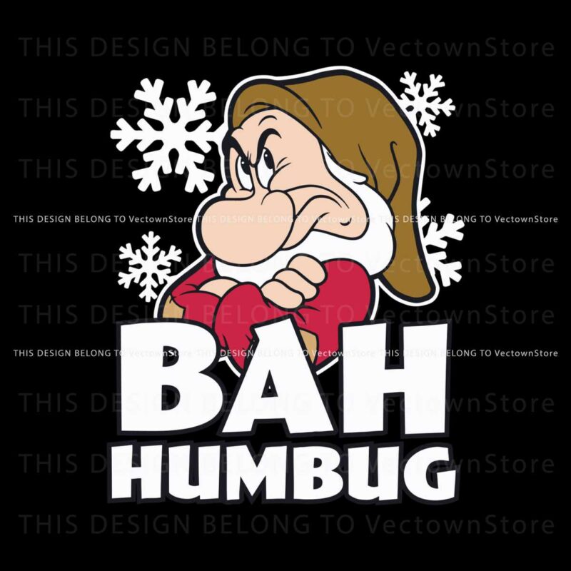 bah-humbug-grumpy-dwarf-christmas-svg-for-cricut-files