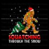 squatching-through-the-snow-big-foot-png-download