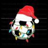 christmas-soccer-ball-lights-santa-svg