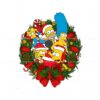 the-simpsons-christmas-wreath-png