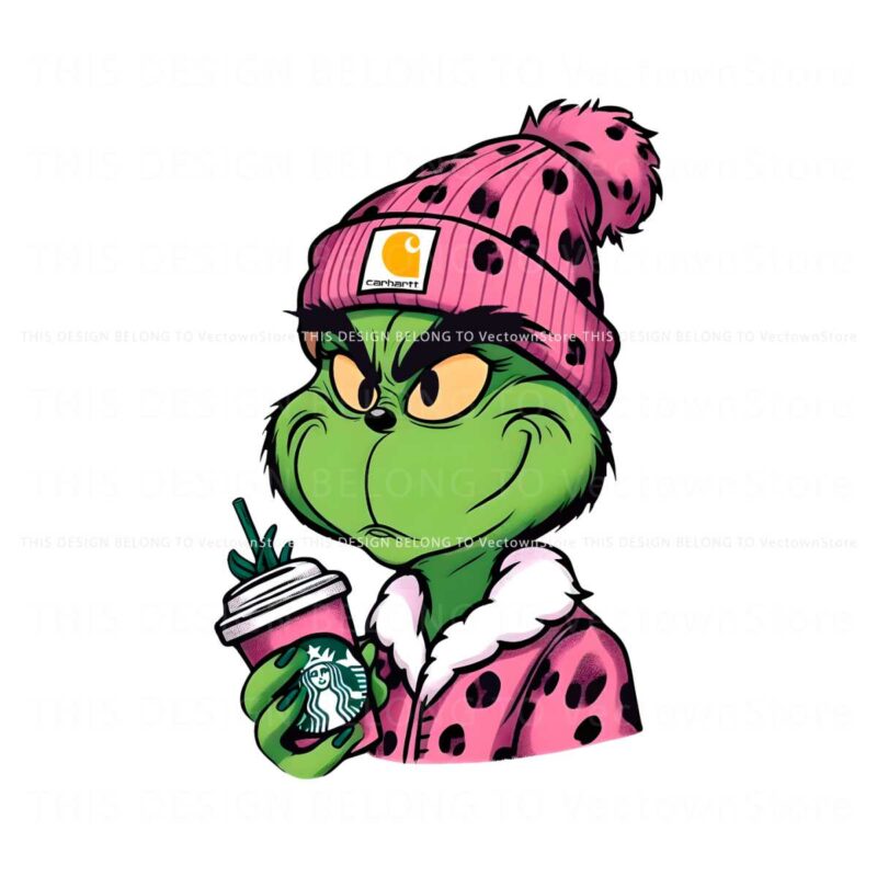 pink-grinch-boujee-christmas-png