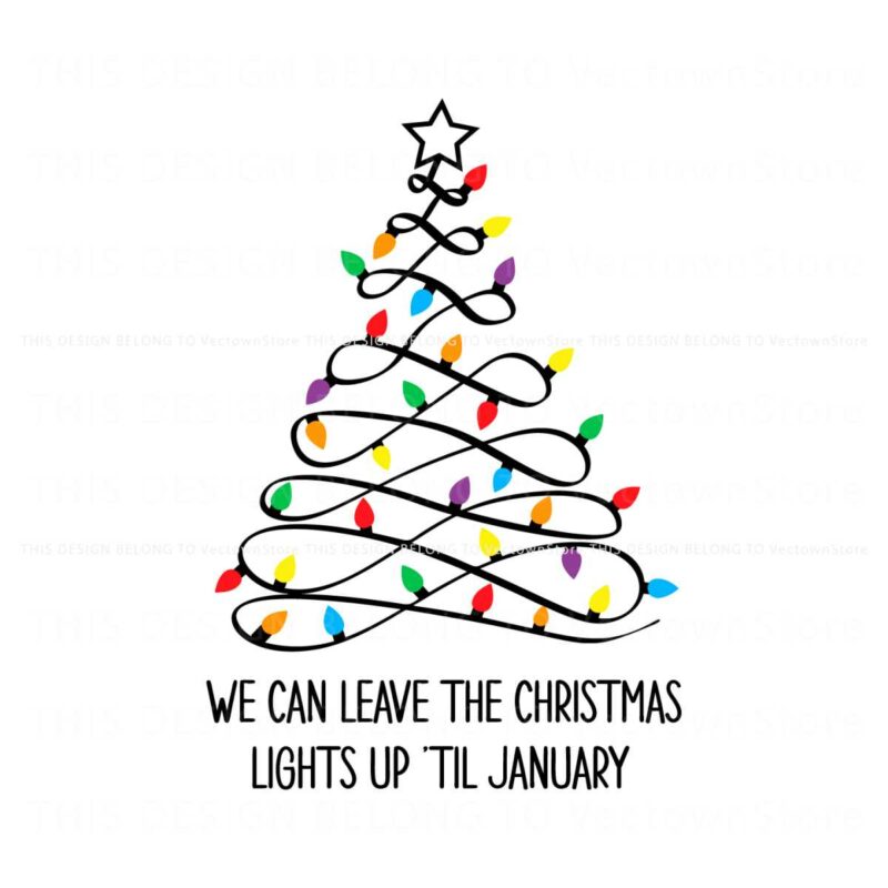 taylor-leave-the-christmas-lights-svg