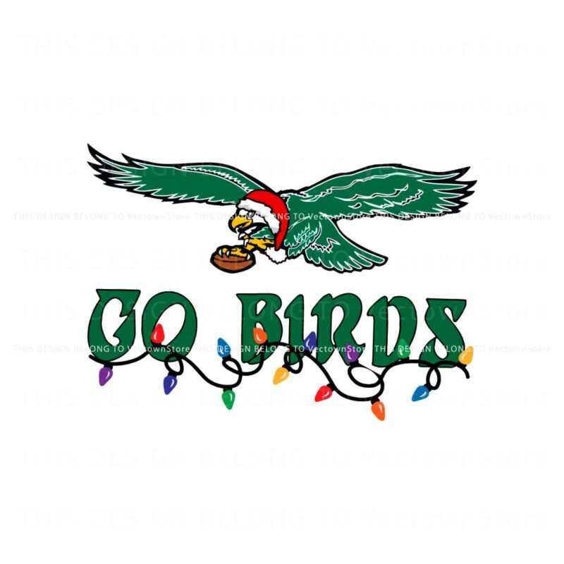 go-birds-christmas-philly-eagles-svg