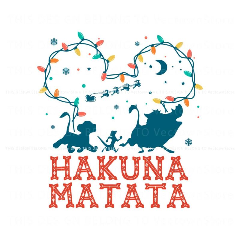 hakuna-matata-christmas-svg