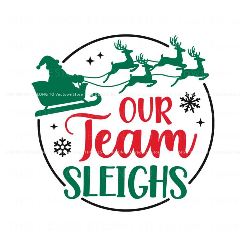vintage-our-team-sleighs-svg
