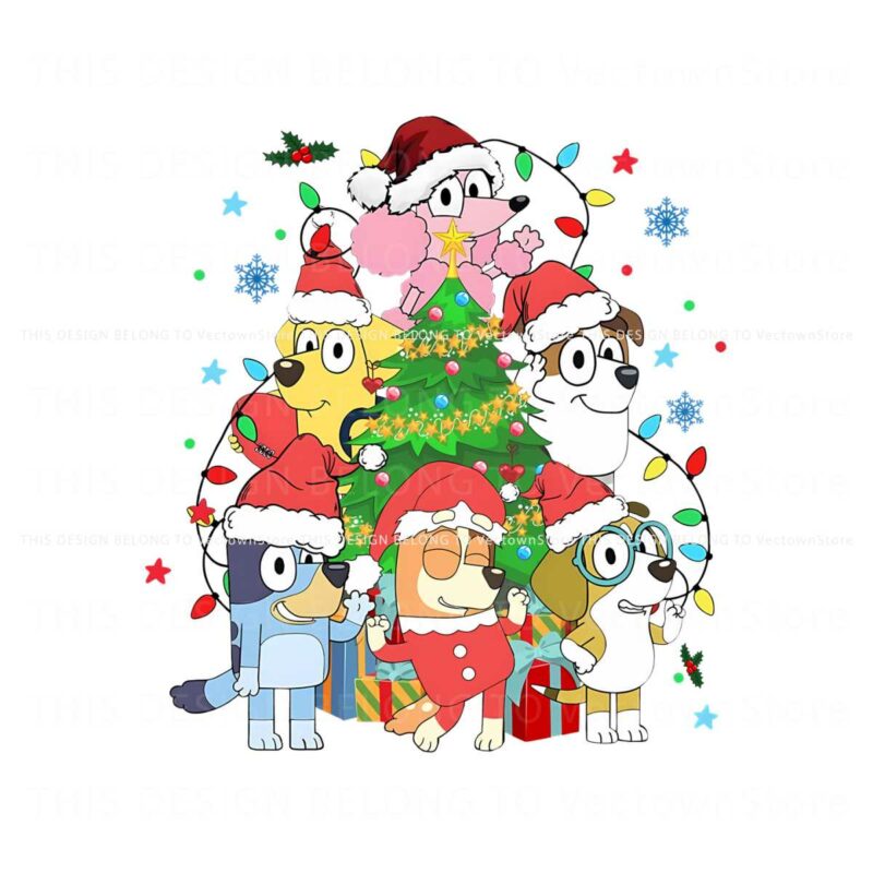 bluey-family-merry-christmas-png