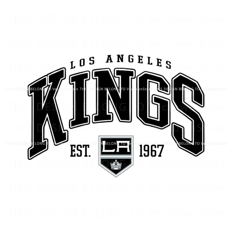 los-angeles-kings-hockey-team-svg