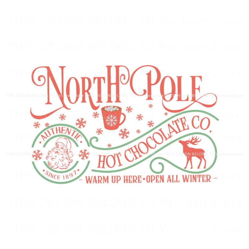 retro-north-pole-hot-chocolate-svg