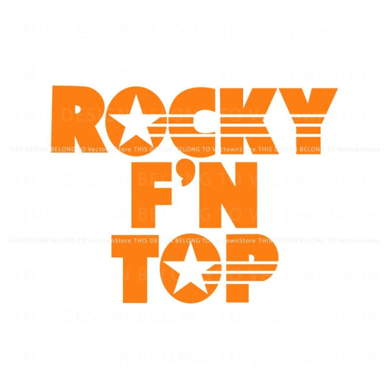 rocky-fn-top-tennessee-volunteers-svg