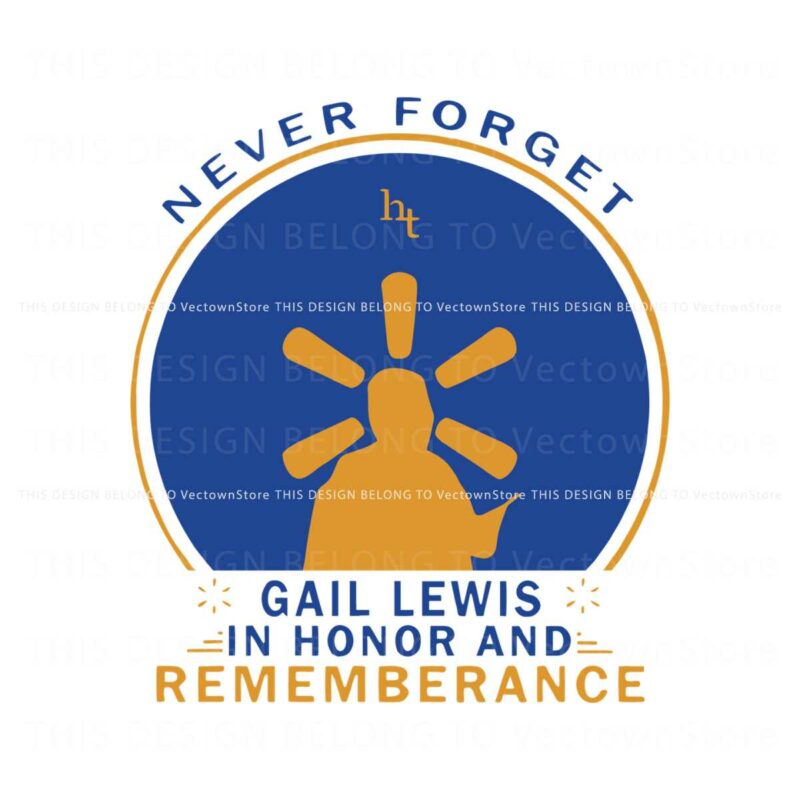 never-forget-gail-lewis-in-honor-svg