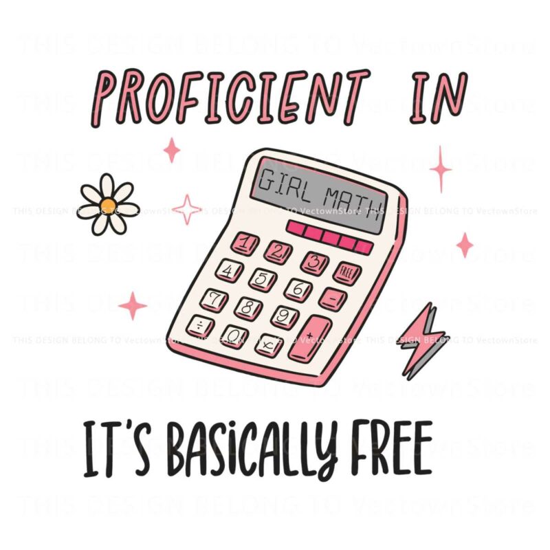 proficient-in-girl-math-calculator-svg