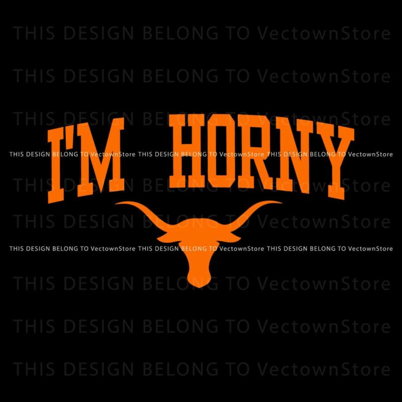 vintage-im-horny-texas-football-svg